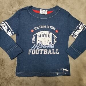 Mish Boys Football Graphic l Long Sleeve Shirt 12M